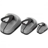 Craft Punch Set, size 25+49+75 mm, max 240 g, 3 pcs [HOB-11287]