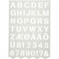 Shape Template, sheet 21x29 cm, H: 25 mm, 1 pc [HOB-11708]