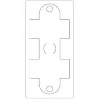 Steel Ruled Die, size 15.2x30.37 cm, thickness 15 mm, 1 pc [HOB-117500]