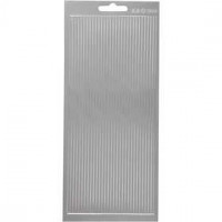 Stickers, sheet 10x23 cm, 1 sheet, silver [HOB-170170]