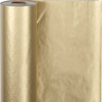 Wrapping Paper, W: 50 cm, 60 g, 100 m, gold [HOB-20282]