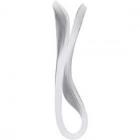 Quilling Paper Strips, W: 5 mm, L: 78 cm, 100 pcs, white [HOB-20798]