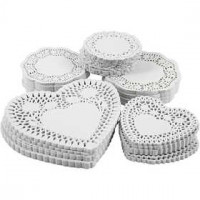 Doilys, size 9-14.5 cm, 1200 pcs, white [HOB-20969]