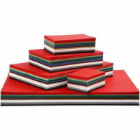 Christmas Card, A2+A3+A4+A5+A6, 180 g, 1800 mixed sheets, asstd colours [HOB-21440]