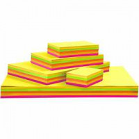Neon Card, A2+A3+A4+A5+A6, 180 g, 1800 mixed sheets, asstd colours [HOB-21450]