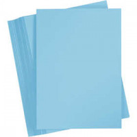 Card, A4 210x297 mm, 180 g, 100 sheets, sky blue [HOB-217056]