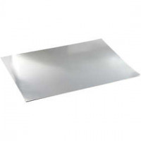 Metallic Foil Card, A2 420x600 mm, 280 g, 10 sheets, silver [HOB-220860]