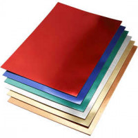 Metallic Foil Card, A2 420x600 mm, 280 g, 30 mixed sheets, asstd colours [HOB-22090]