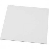 Canvas Panel, size 20x20 cm, thickness 3 mm, 1 pc, white [HOB-225040]