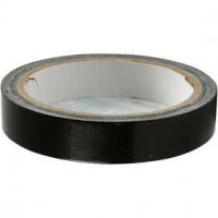 Duct Tape, W: 19 mm, 25 m, black [HOB-24645]