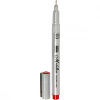 Medallion Pen, line width: 0.3 mm, 1 pc, red [HOB-25051]
