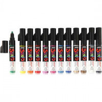 Skrib Paint Marker, line width: 4 mm, 12 pcs, asstd. colours [HOB-25085]