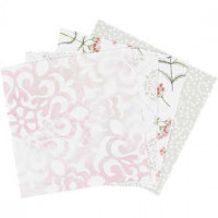 Origami Paper, size 10x10 cm, 80 g, 40 sheets, asstd. colours [HOB-25372]