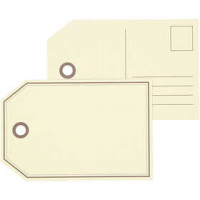 Gift Tags / Post Cards, size 15x10 cm, 300 g, 10 pcs [HOB-25694]