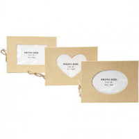 Photo Frames, size 17.5x12.5x0.4 cm, carving: 10x7 cm, 3 pcs [HOB-265010]