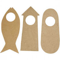 Door Signs, size 10x25 cm, 6 pcs [HOB-265821]