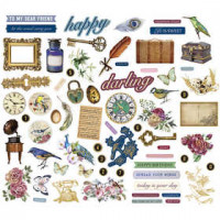 Gift Tags, size 10-90 mm, 120 g, 138 pcs [HOB-27071]