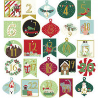 Gift Tags, size 40-54 mm, 120 g, 25 pcs [HOB-27072]