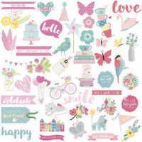 Gift Tags, size 36-115 mm, 250 g, 48 pcs [HOB-27079]