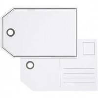 Gift Tags / Post Cards, size 15x10 cm, 300 g, 10 pcs [HOB-27992]