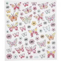 Fancy Stickers, sheet 15x16.5 cm, 1 sheet [HOB-288130]