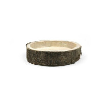 Wooden Disc Ø ±29 h.13cm with iron legs [IFS-29631]