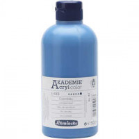 Schmincke AKADEMIE® Acryl color, opaque, 500 ml, cerulean blue (449) [HOB-31873]