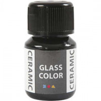 Glass Ceramic Paint, 35 ml, black [HOB-33363]