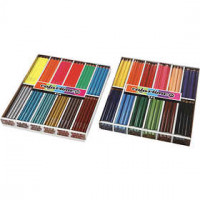 Colortime colouring pencils, lead: 4+5 mm, 288 pcs, asstd colours [HOB-38075]