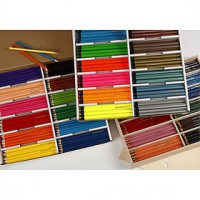 Colortime colouring pencils, lead: 3+4+5 mm, 576 pcs, asstd colours [HOB-38082]