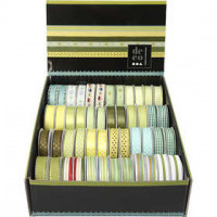 Decorative Ribbon, W: 10 mm, 48x2 m, green harmony [HOB-41058]