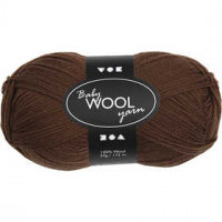 Baby Yarn, L: 172 m, 50 g, dark brown [HOB-41332]