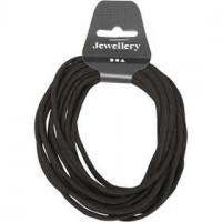 Polyester Cord, W: 5 mm, 4 m, black [HOB-41635]