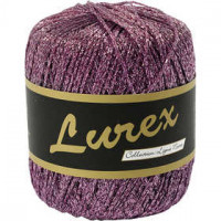 Lurex yarn, L: 160 m, 25 g, purple [HOB-421470]