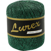 Lurex yarn, L: 160 m, 25 g, green [HOB-421472]