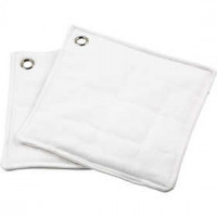 Pot Holders, size 22x22 cm, 265 g/m2, 2 pcs, white [HOB-444611]