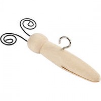 Butterfly Body, L: 5.5 cm, D: 15 mm, 5 pcs, pine [HOB-504571]
