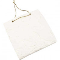 Icon Plate, size 19x19 cm, thickness 1.5 cm, 10 pcs, white [HOB-50505]