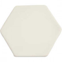 Art tile, D: 13 cm, thickness 0.7 cm, 1 pc, white [HOB-50574]