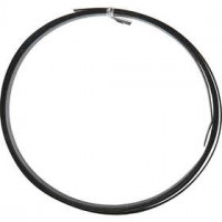 Aluminium Wire, W: 15 mm, thickness 0.5 mm, 2 m, black [HOB-518331]