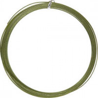 Aluminium Wire, W: 3.5 mm, thickness 0.5 mm, 4,5 m, green [HOB-518342]