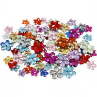 Rhinestones, 6+10+12 mm, 252 pcs, asstd colours [HOB-522030]