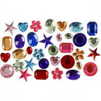 Rhinestones, size 10-15 mm, 15 g [HOB-522881]