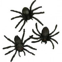 Spiders, size 4 cm, 60 pcs [HOB-52512]