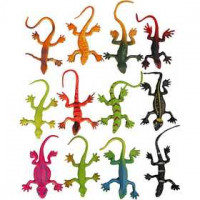 Lizards, L: 7 cm, 66 pcs, asstd colours [HOB-52514]