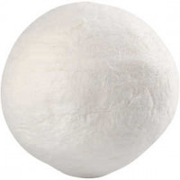 Compressed Cotton Ball, D: 25 mm, 12 pcs, white [HOB-540040]