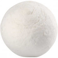 Compressed Cotton Ball, D: 30 mm, 10 pcs, white [HOB-540050]