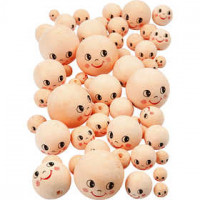 Heads, D: 12+18+22+30+40 mm, 100 pcs [HOB-54200]
