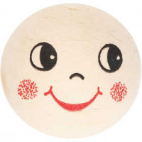 Compressed Cotton Faces, D: 18 mm, 10 pcs [HOB-542180]