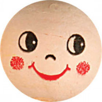 Compressed Cotton Faces, D: 22 mm, 10 pcs [HOB-542220]